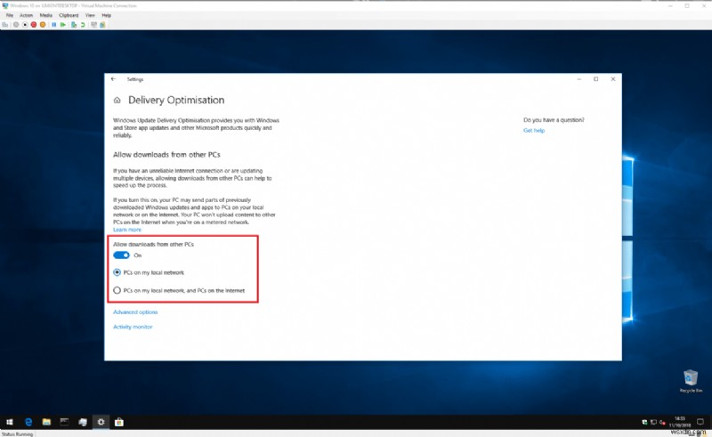 Windows 10이 업데이트를 다른 사용자에게 업로드하며 대역폭을 낭비하지 않도록 막는 방법