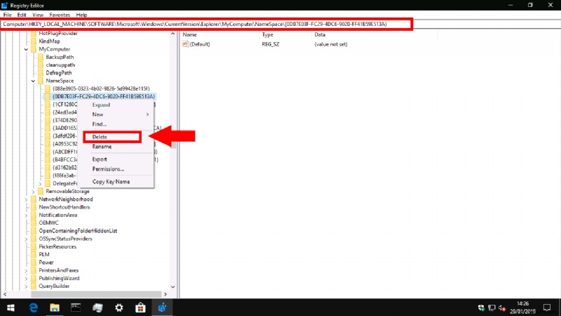 Windows 10 이 PC 에서 3D 개체 폴더 제거하는 방법