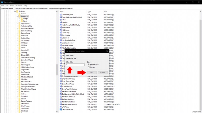 Windows 10 작업 표시줄 버튼 클릭 시 항상 마지막 활성 창이 열리도록 설정하는 방법