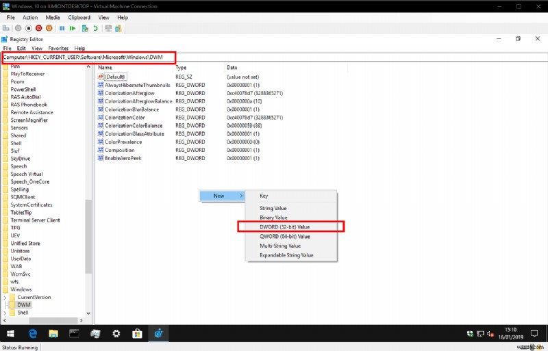 강조 색상 유지한 채 Windows 10 제목 표시줄을 어둡게 만드는 방법