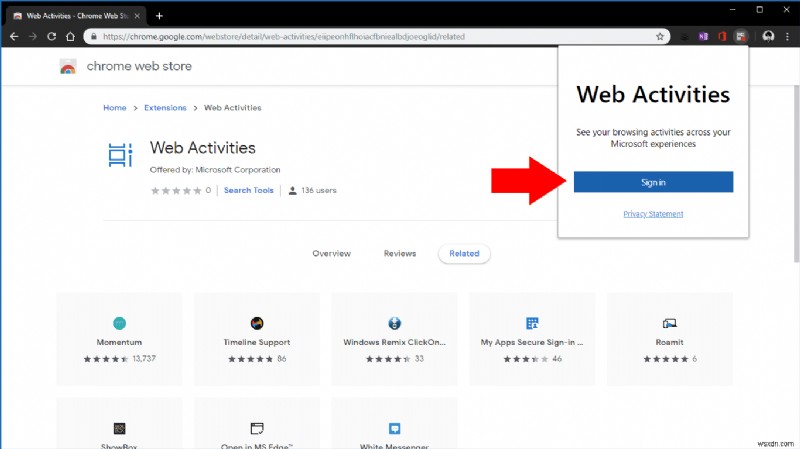 모든 Windows 10 버전 타임라인에 크롬 활동 기록을 추가하는 방법