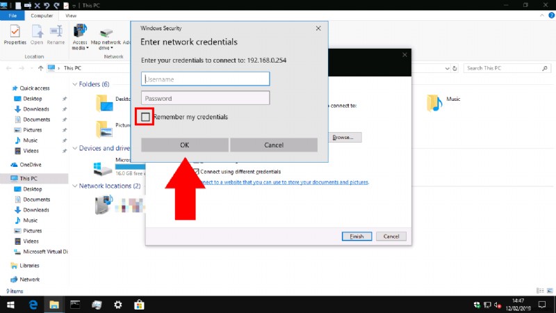 Windows 10에서 네트워크 공유 드라이브(NAS)에 연결하는 방법