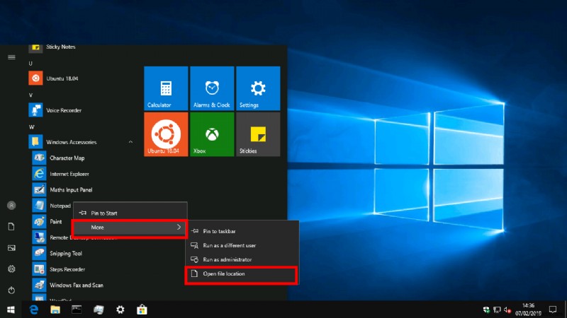Windows 10 시작 메뉴 앱 목록 깔끔하게 정리하는 방법