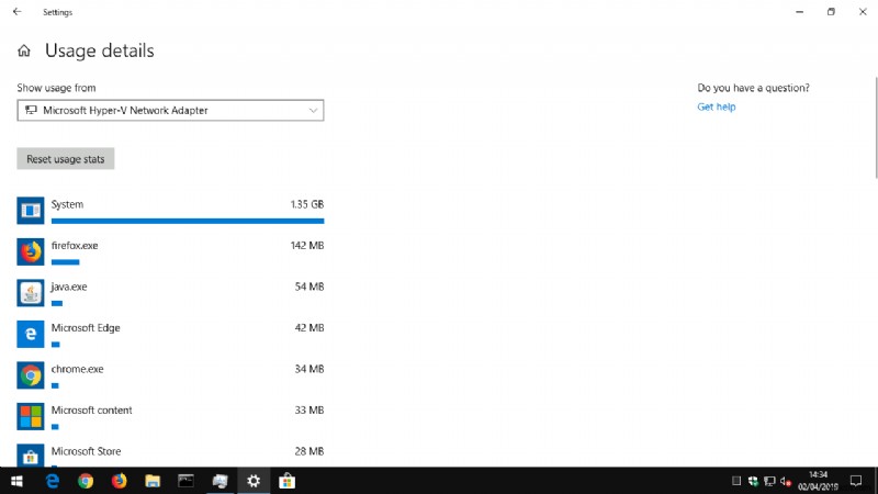 Windows 10에서 인터넷 대역폭을 사용하는 앱 확인하는 방법
