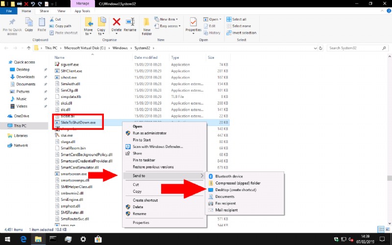Windows 10에서 슬라이드하여 종료 기능을 단축키로 활용하는 방법