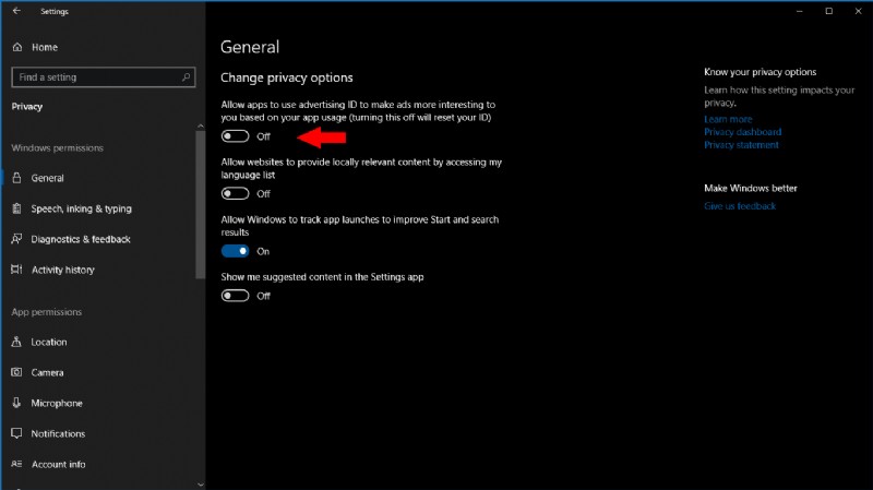 Windows 10 앱에서 개인 맞춤 광고 끄는 방법 – 광고 ID 비활성화 가이드