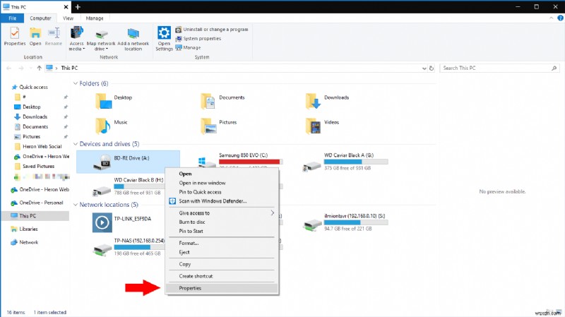 Windows 10에서 DVD 재생 지역 코드 변경하는 방법