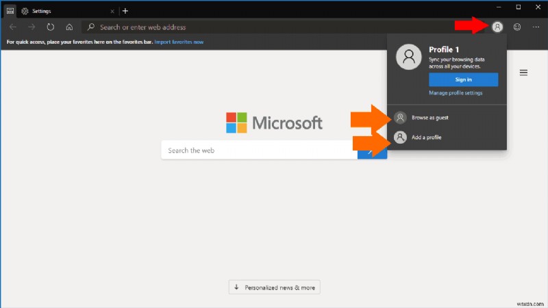 마이크로소프트 엣지(Microsoft Edge) 인사이더 프로필 기능 완벽 활용법