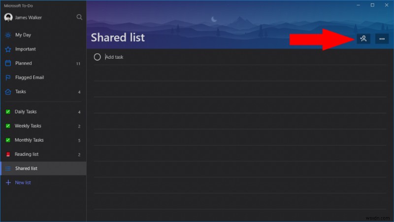 Microsoft To-Do에서 공유 목록을 만들고 활용하는 방법