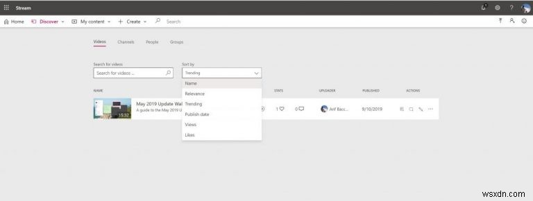 마이크로소프트에도 동영상 스트리밍 서비스가 있다? Office 365에서 Microsoft Stream 시작하는 방법