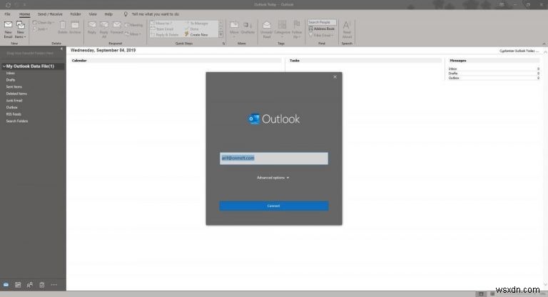 Office 365 Outlook 데스크톱 앱에서 이메일 계정 설정하고 관리하는 방법