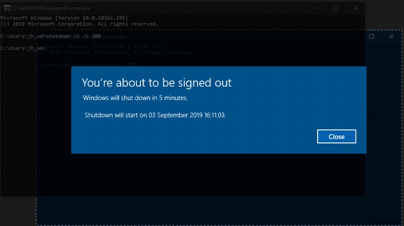 Windows 10에서 컴퓨터 종료를 예약하는 방법 2가지
