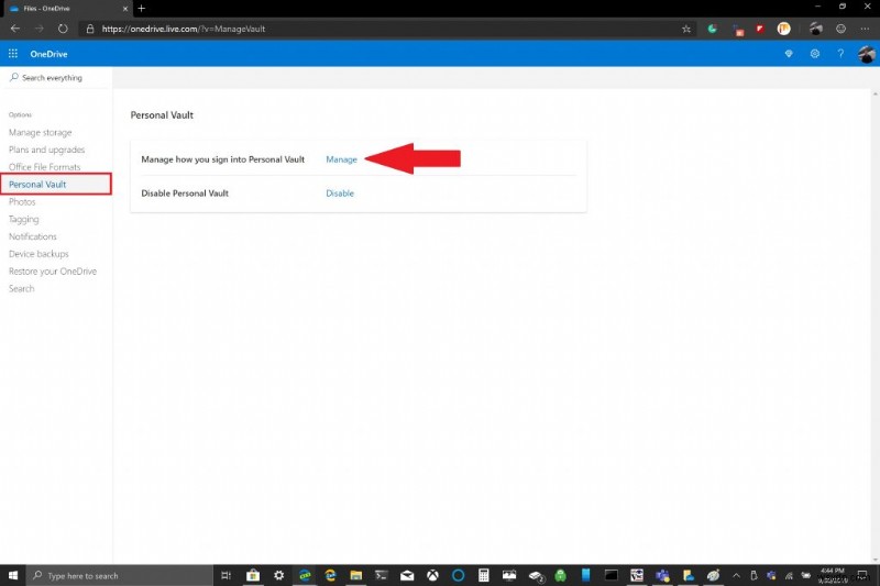 OneDrive 개인 볼트(Personal Vault) 설정 및 사용 방법 총정리
