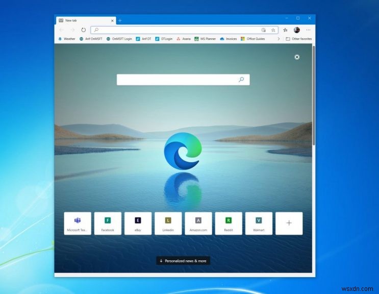 윈도우 10 PC에 새로운 Microsoft Edge 브라우저를 설치하는 방법