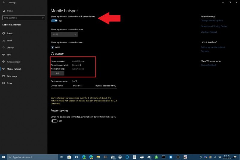 Windows 10 PC를 모바일 핫스팟으로 활용하는 완벽 가이드