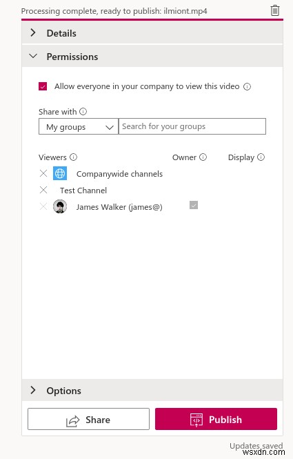 Microsoft Stream으로 원격 근무자와 영상 콘텐츠 손쉽게 공유하는 방법