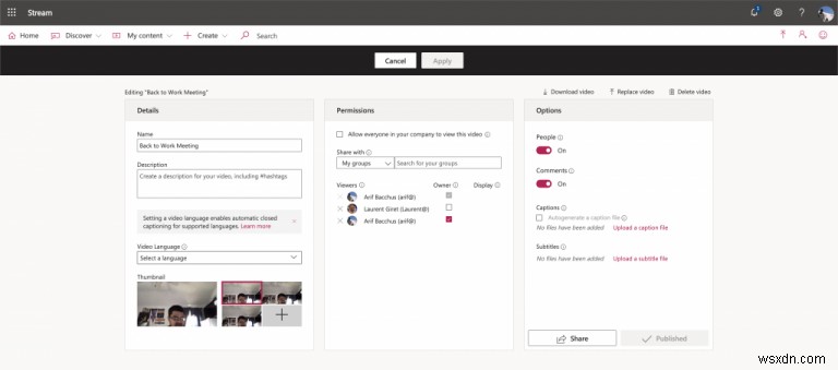 Microsoft Teams 통화를 녹음하고 배포용 대본을 만드는 방법