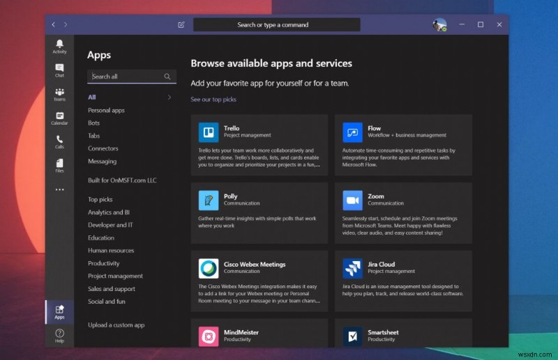 Microsoft Teams에 앱을 추가하는 방법: 봇, 커넥터, 탭까지 완벽 가이드