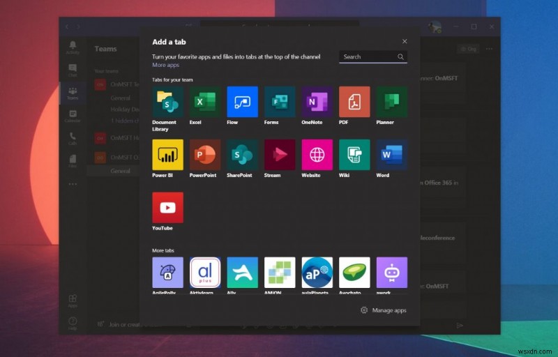 Microsoft Teams에 앱을 추가하는 방법: 봇, 커넥터, 탭까지 완벽 가이드