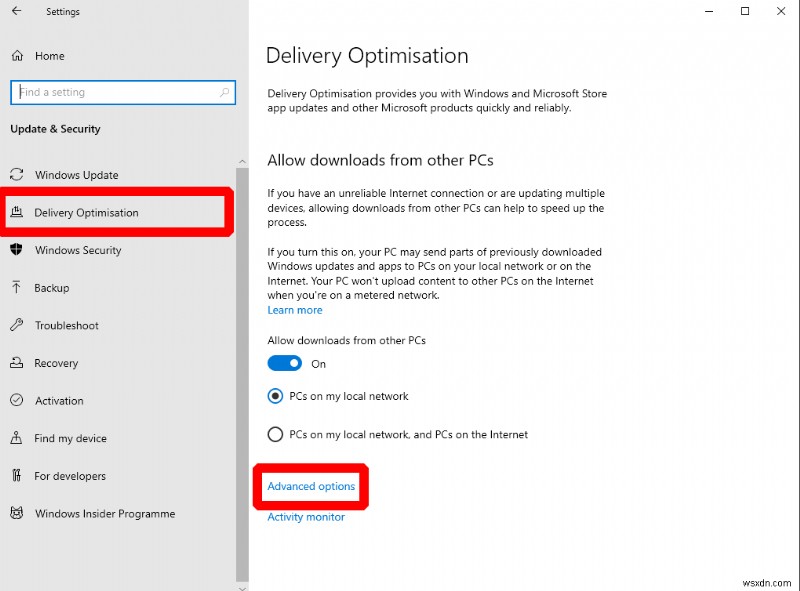 Windows 업데이트 대역폭 제한 설정 방법