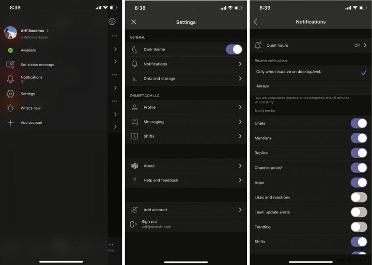 iOS·안드로이드에서 Microsoft Teams 환경을 맞춤 설정하는 3가지 방법