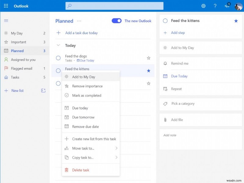 생산성 향상을 위해 Outlook에서 Microsoft 365와 함께 To Do 활용하는 방법