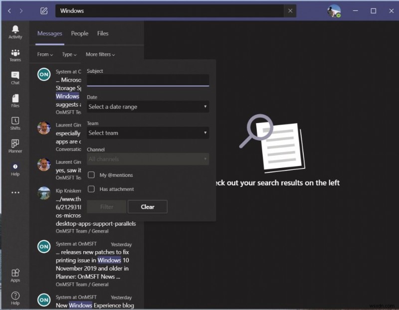 Microsoft Teams 필터 활용법: 꼭 필요한 메시지와 파일을 빠르게 찾는 방법