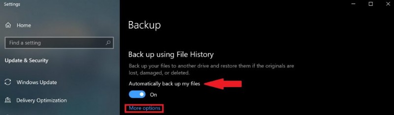 Windows 10 파일 기록 기능으로 안전하게 백업하고 복원하는 방법