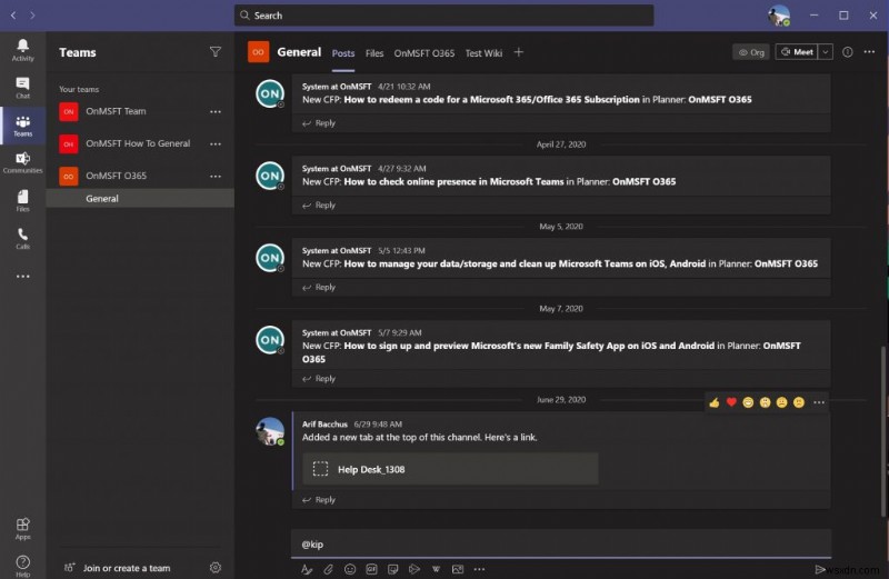 Microsoft Teams 채팅 모범 사례 4가지, 이것만 알면 Teams 전문가