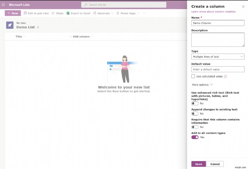 Microsoft Lists 시작하기 – 처음부터 새 목록 만드는 방법