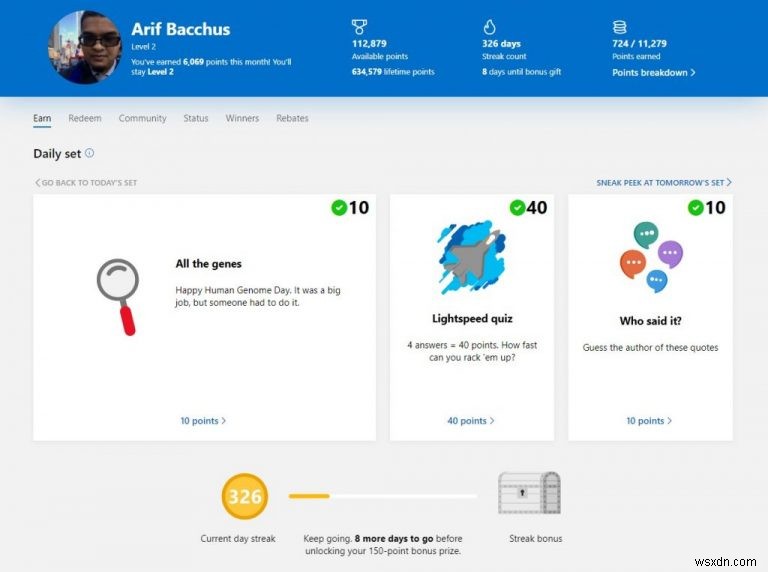 마이크로소프트 리워드(Microsoft Rewards) 100% 활용법, 검색만으로 상품권 환금까지