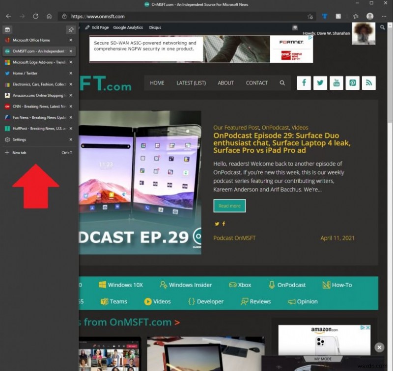 Microsoft Edge에서 세로 탭 활성화하는 방법 – 더 빠른 웹 브라우징을 위한 완벽 가이드