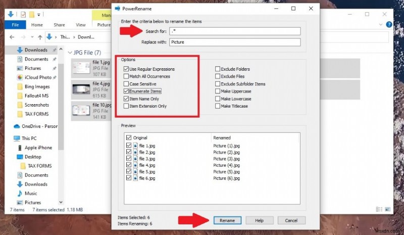 Windows 10 PowerToys의 PowerRename으로 파일 이름 한 번에 바꾸는 완벽 가이드