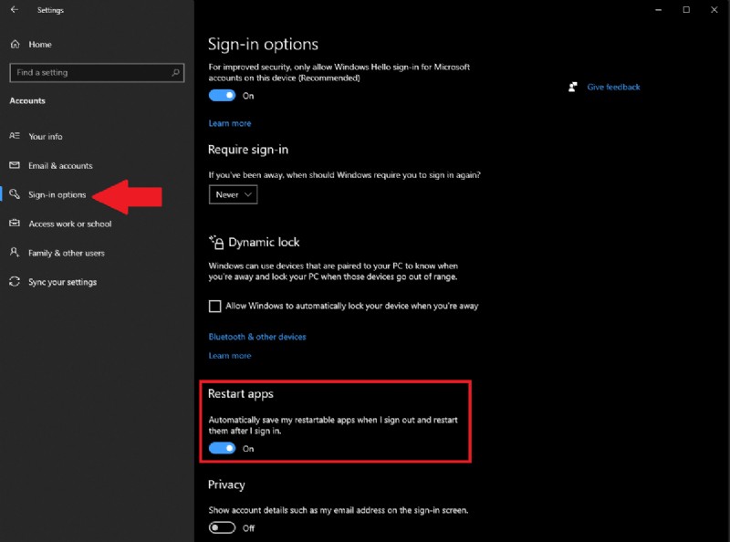 Windows 10에서 중단했던 앱 작업을 그대로 이어가는 설정 방법