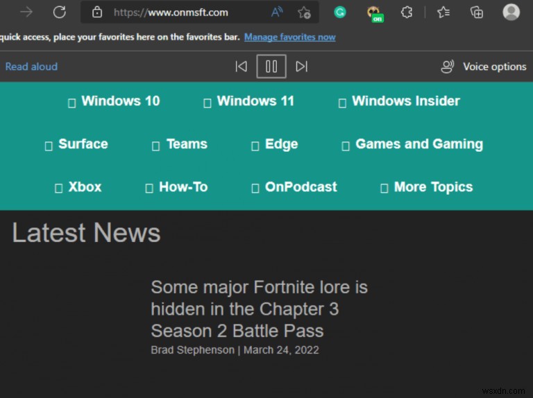Microsoft Edge 접근성 기능 완벽 활용 가이드: 소리 내어 읽기부터 캐럿 검색까지