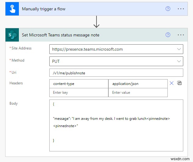 Power Automate로 Microsoft Teams 상태 자동 업데이트하는 방법