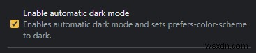 Edge 렌더링 도구로 모든 웹사이트에 다크 모드 강제 적용하는 방법