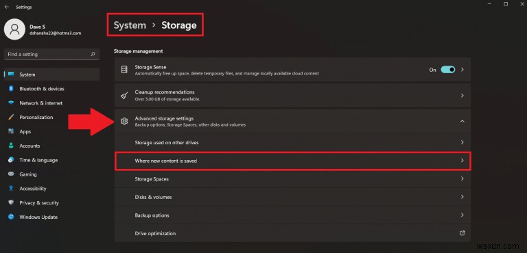 Windows 10·11에서 새 앱과 파일의 기본 저장 위치를 변경하는 방법