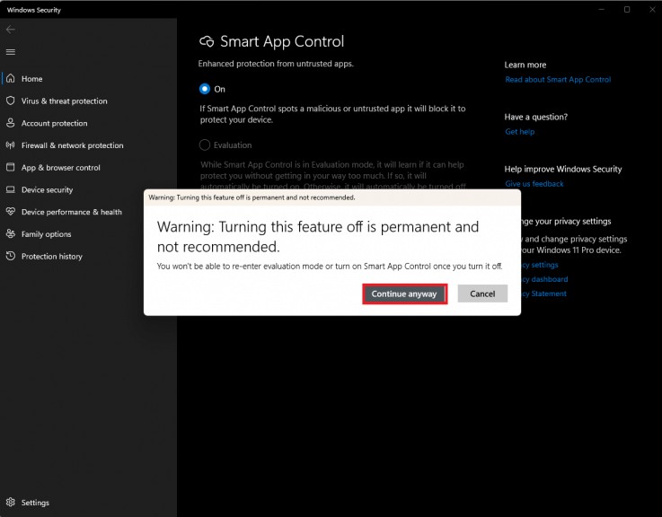 Windows 11 2022 업데이트 Smart App Control 설정법 – 악성 앱과 신뢰할 수 없는 앱 차단 완벽 가이드