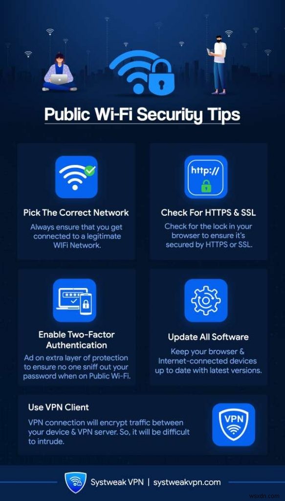 Systweak VPN으로 공용 Wi-Fi 위험에서 노트북을 안전하게 보호하는 방법