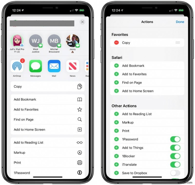 아이폰·아이패드에서 iOS 13 공유 시트 100% 활용하는 법