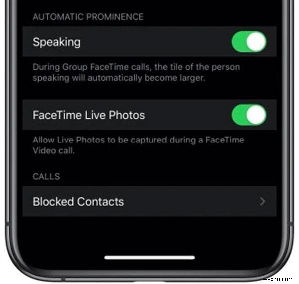 iOS 13.5 – FaceTime 그룹 통화에서 자동 얼굴 확대 기능 끄는 방법