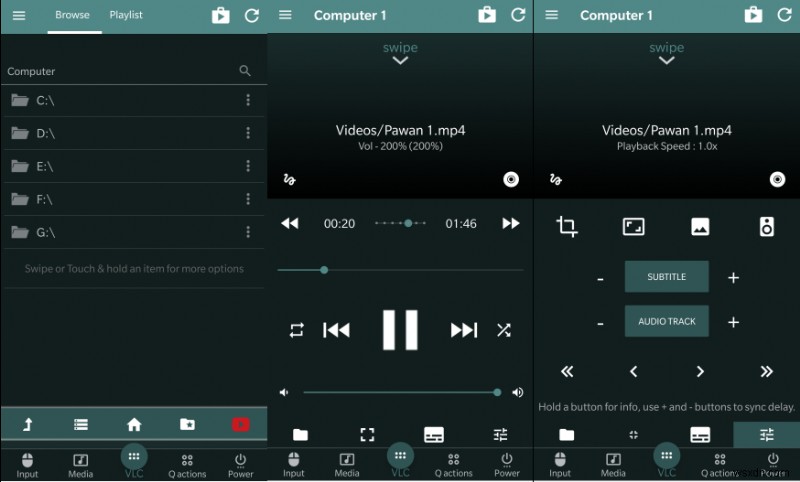 안드로이드/iOS 스마트폰을 VLC 리모컨으로 만드는 방법