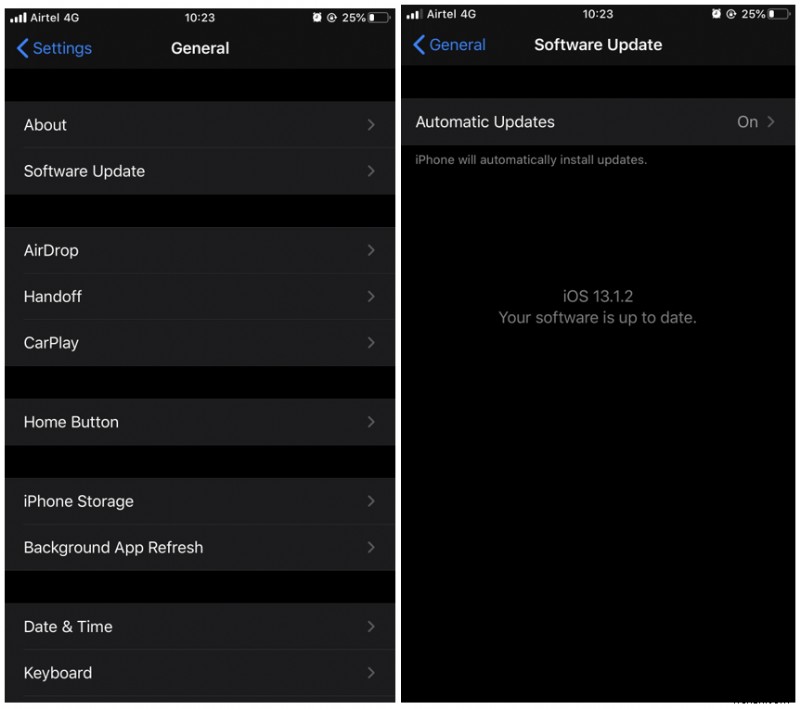 iOS 13에서 아이폰 다크 모드 켜는 방법 3가지 총정리