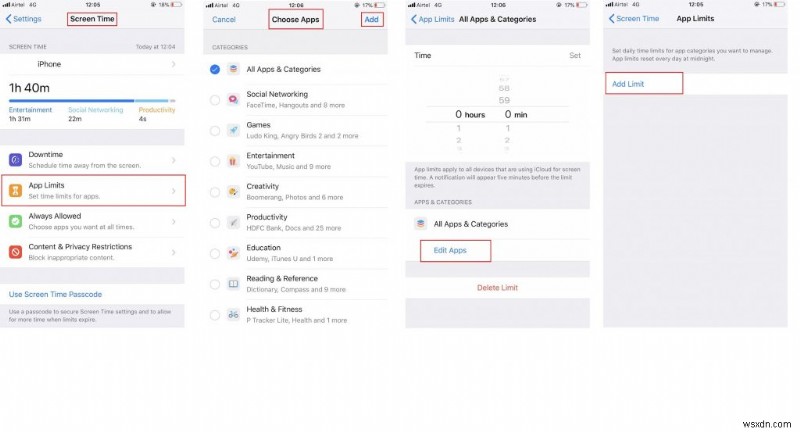 iOS 12 스크린 타임(Screen Time)으로 앱 사용 시간 제한하는 완벽 가이드