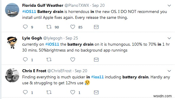 iOS 11 배터리가 너무 빨리 소모되나요? 원인과 해결 방법
