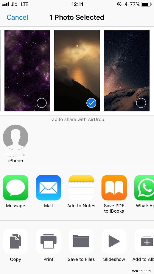iOS 11에서 에어드롭(AirDrop) 켜고 끄는 방법과 파일 공유 완벽 가이드