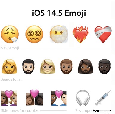 iOS 14.5 정리: 신규 이모티콘 217종과 마스크 착용 Face ID 잠금 해제까지