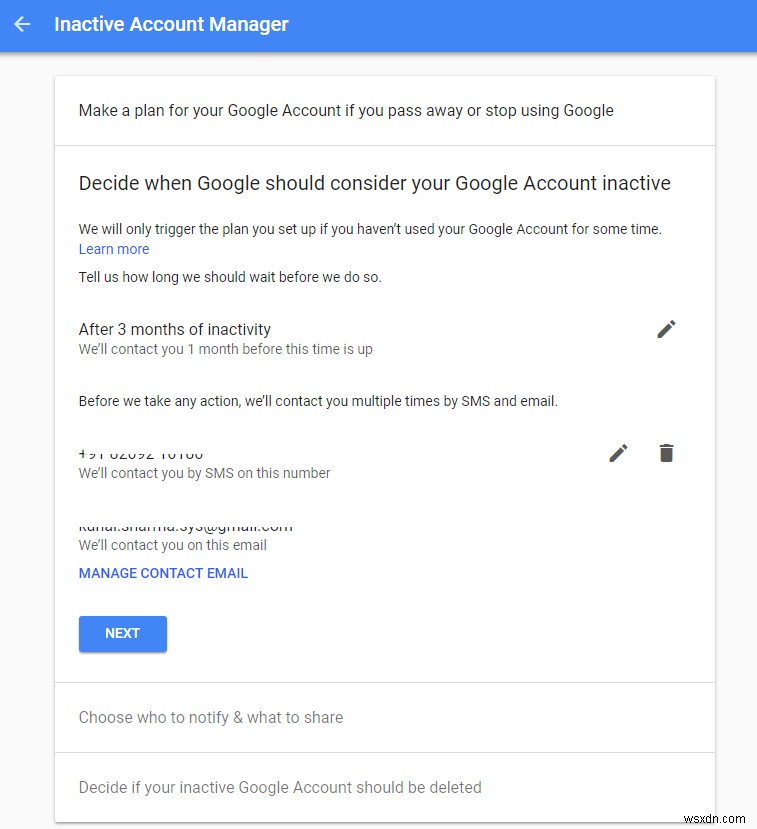 Google 계정 자동 삭제 설정 방법 – 일정 기간 사용하지 않으면 계정이 삭제되도록 만들기