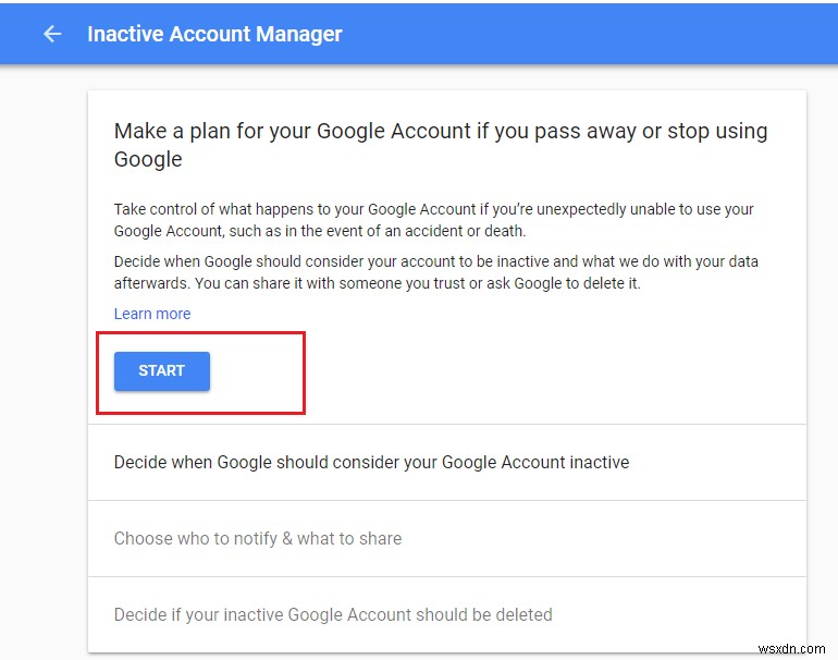 Google 계정 자동 삭제 설정 방법 – 일정 기간 사용하지 않으면 계정이 삭제되도록 만들기